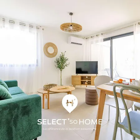 Appartement Selectsohome - Rez-de-jardin, Piscine La Favière - Iloa-a01